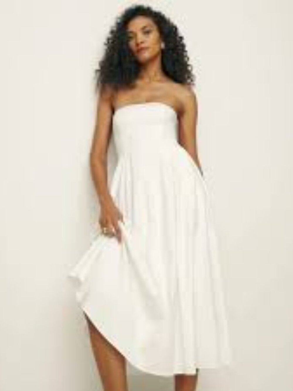 Reformation Astoria Dress White Size 4 - Picture 2 of 6